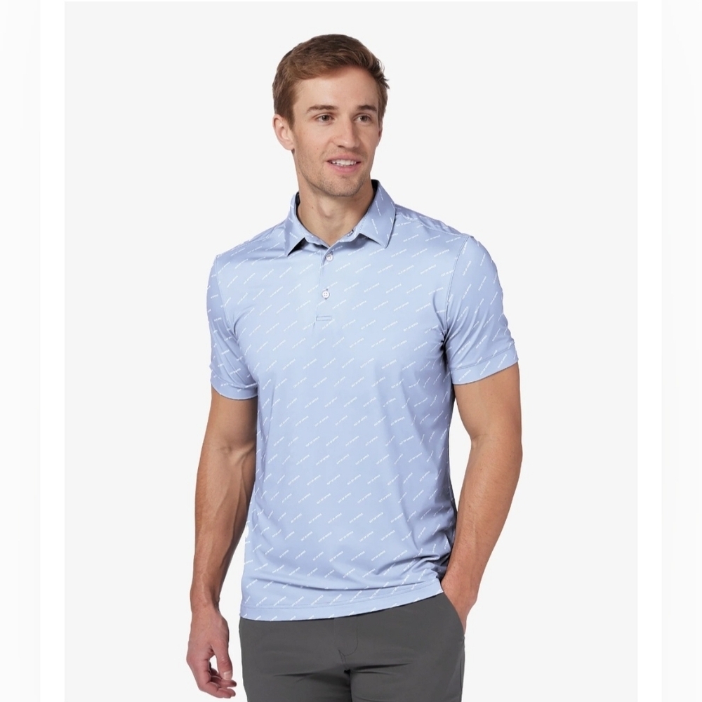 MIZZEN + MAIN VERSA POLO "OUT OF OFFICE" CLASSIC PERFORMANCE GOLF POLO. SIZE XL.
